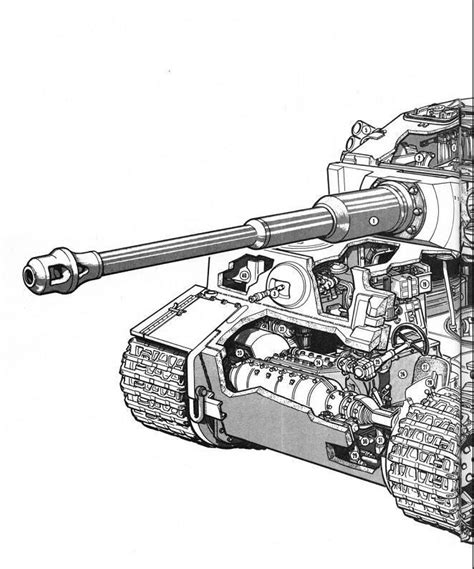Немецкий тяжелый танк Pzkpfw Тигр Tiger Sdkfz 181 Ausf E