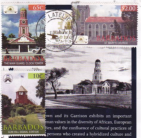 My Unesco World Heritage Postcards Barbados Historic Bridgetown And Its Garrison