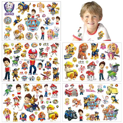 Buy Temporary Tattoo Set Kids Tattoos For Paw Patrol 100 Pcs 5