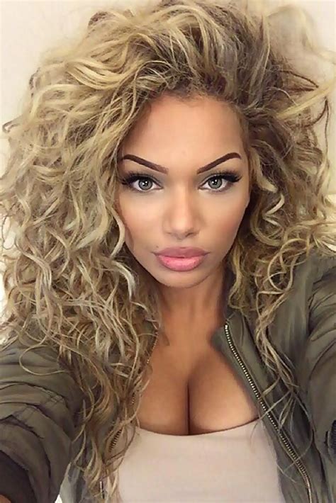 This is because curly hair — even without being bleached — is drier and more fragile than straight hair the follicles of curly hair are not round but fall on a spectrum from oval to elliptical in shape. 15 Long Curly Hairstyles For Women To Jealous Everyone ...