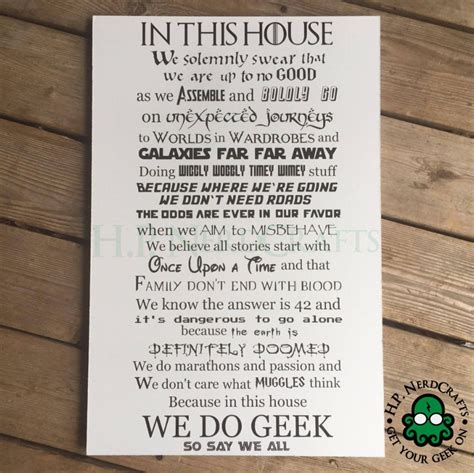 We Do Geek Wood Sign
