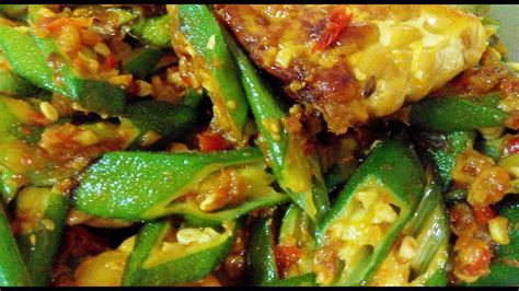 Place in oven and bake, . Simple Sambal Lady's Finger (Okra) and Tempeh 叁芭炒羊角豆/秋葵 ...