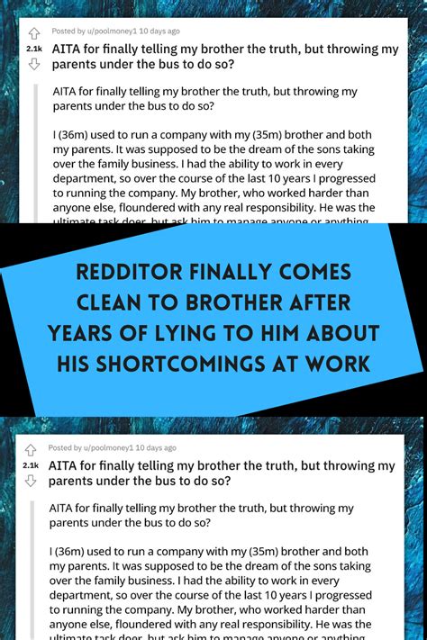 Redditor Finally Comes Clean To Brother After Years Of Lying To Him