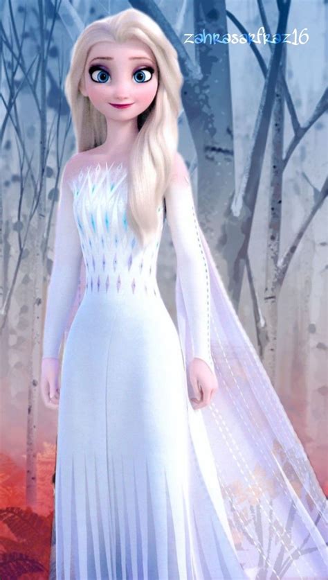 Elsa Frozen 2 Wallpaper White Dress Jump In The Firee