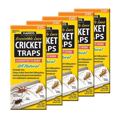 Homemade cricket traps can do a lot to keep the crickets away. Harris Cricket Trap Value Pack-CTRPVP - The Home Depot