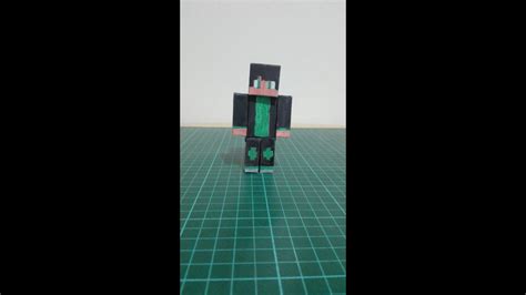 Papercraft Casero Muñeco Movible De Minecraft Youtube