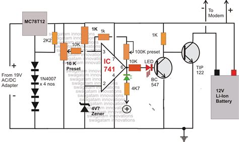 Automatic Micro Ups Circuit Circuit Diagram Centre