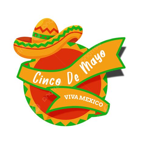 Etiqueta Fita Cinco De Mayo Viva México Png Festival Cumprimento