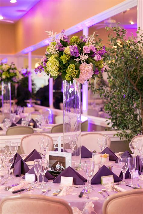 Purple Lavender Wedding Uplighting By Soundwave Djs Harrisburg Pa