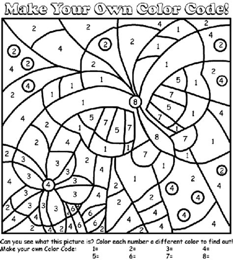 23 Coloring Sheets Color By Numbers Pics