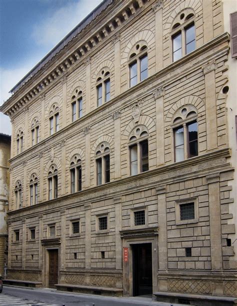 Palazzo Rucellai Leon Battista Alberti 1446 51 Firenze Facciata Del