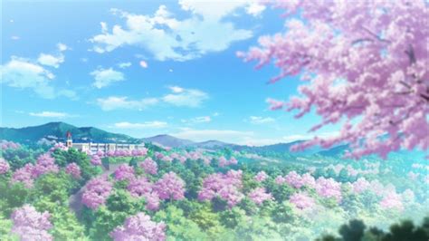 Aesthetic Anime Spring Background We Have 78 Amazing Background