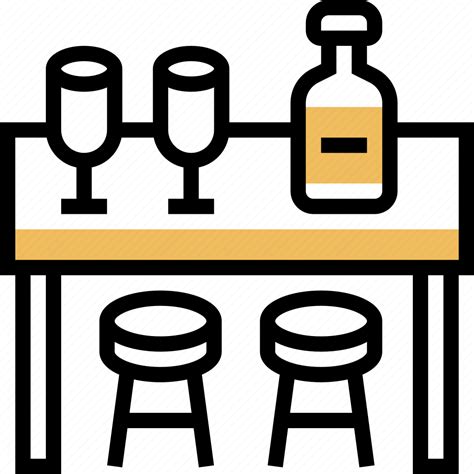 Table Bar Counter Pub Restaurant Icon Download On Iconfinder