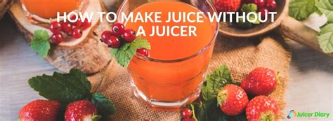 How To Make Juice Without A Juicer Use Your Regular Blender