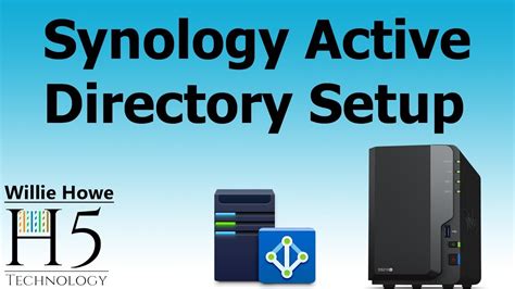Synology Active Directory Server Setup Youtube