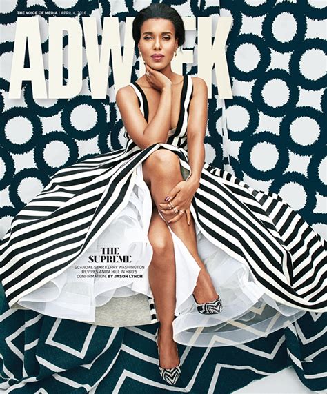 Kerry Washington Calls Out Adweek For Photoshopping Her Cover Magazine Claims Minimal