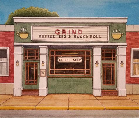 Grind Coffee Shop Coffee Art Coffee Coffee House Etsy In 2021