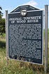 Original townsite of Wood River historical marker. | North platte ...