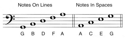 38 Best Ideas For Coloring Bass Clef Lines And Spaces