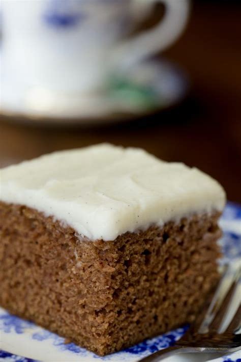 Easy Gingerbread Cake With Vanilla Bean Icing Recipe Easy