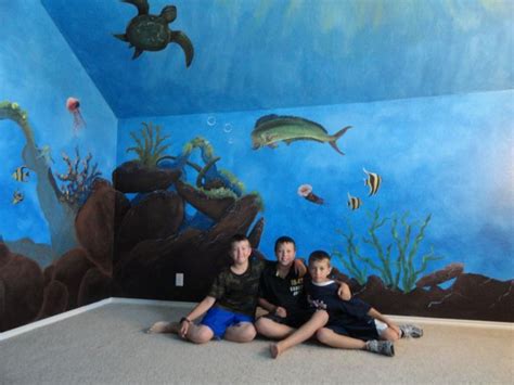 Under Water Fish Boys Room Mural Photo Album By Norma Ruffinelli
