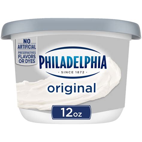 Philadelphia Original Cream Cheese Spread 12 Oz Tub Walmart