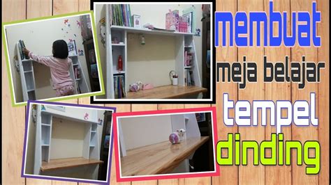 Tips cara mudah membuat sendiri meja lipat untuk anak. Desain Meja Belajar Lipat Dinding - Design Rumah Minimalisss