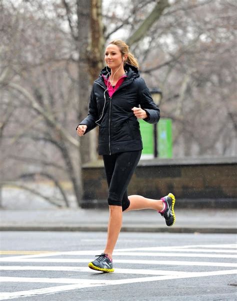 Stacy Keibler In Reebok Running Gear Running Clothes