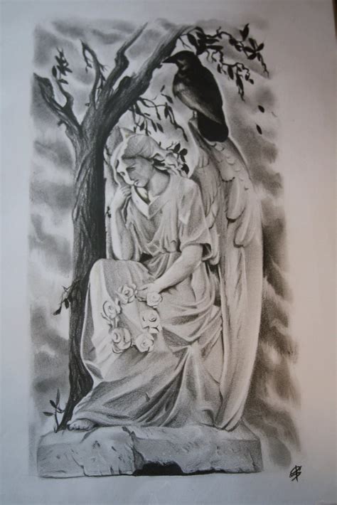 Pencil Drawing Steli Religious Statue Drawings Realistic