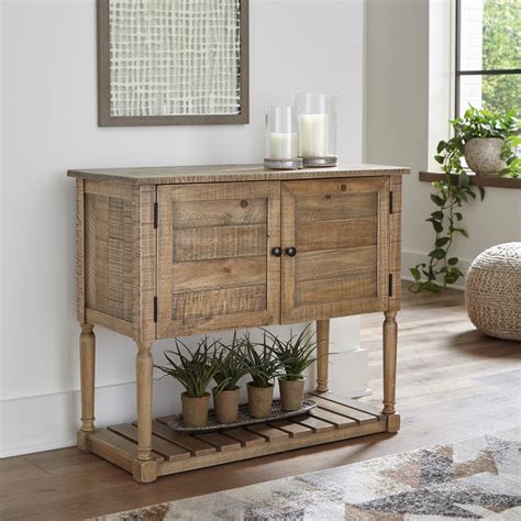 Signature Design By Ashley Lennick A4000370 Accent Cabinet With Slat