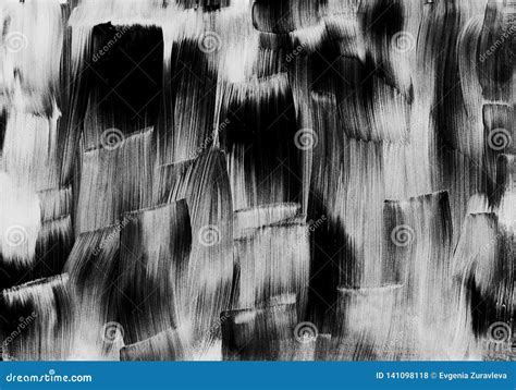 Texture Abstraction Black And White Art Design Illustration Paint Stock