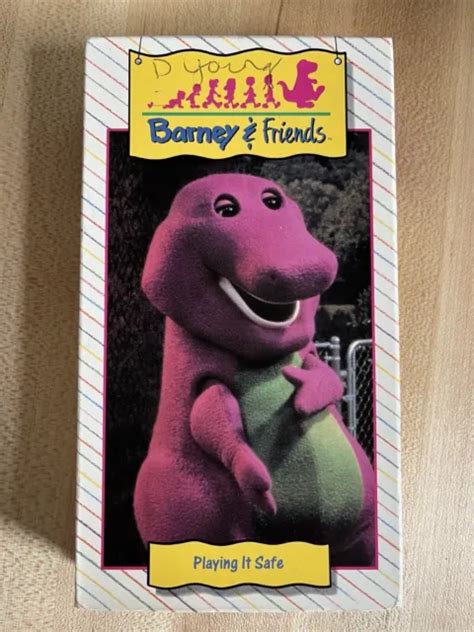 Barney And Friends Playing It Safe Vhs 1992 Time Life Vintage Video