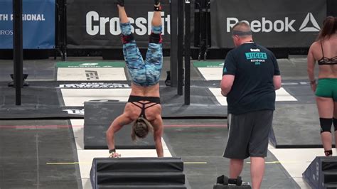 2018 Crossfit Games Regionals Event 3 Claire Youtube