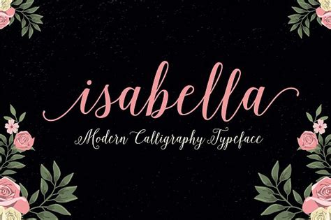 Isabella Script Font Dafont Free