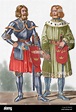 El rey Canuto I de Suecia (1143-1196) con su hijo, Erik Knutsson (c ...