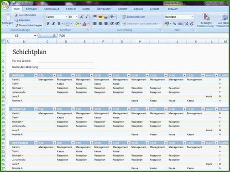 Excel arbeitsplan, schichtplan, einsatzplanung, einsatzkontrolle, büroplanung. Einsatzplanung Excel Vorlage Kostenlos Unglaublich Ziemlich Schichtplan Vorlage Bilder Beispiel ...