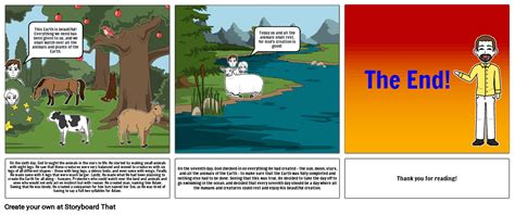 Religion Creation Story Comic 2 Storyboard Por B242bf64