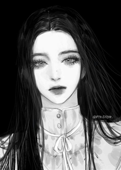 Semi Realism Rennaissance Art Korean Art Ethereal Art Fantasy Art Women Manga Anime Girl