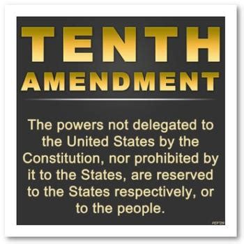 The 10th amendment, as mentioned, is generally considered to be nothing more than a stamp of approval on the system of government set up by the other provisions of the constitution. The Tenth Amendment to the US Constitution - David J ...