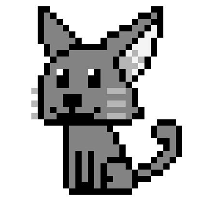 Un libro e costituito da un insieme di fogli in cui ce scritto che lila e simpatica stampati oppure manoscritti delle stesse. Illustration De Chat En Conception De Pixel Art Vecteurs ...