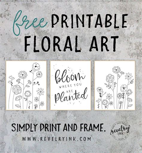Free Printable Floral Art 8x10 Free Printable Art Floral