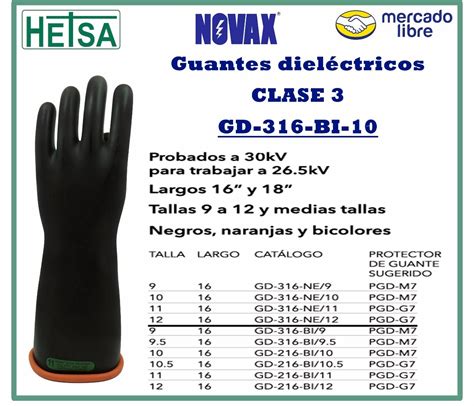 Guantes Dieléctricos Novax Clase 3 Talla10 693000 En Mercado Libre