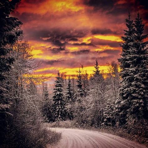 Norway Winter Scenes Sunset Photography Beautiful Landscapes