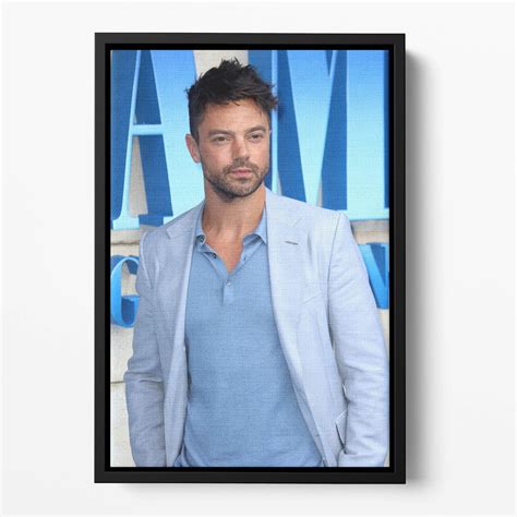 Dominic Cooper Mamma Mia Floating Framed Canvas Canvas Art Rocks