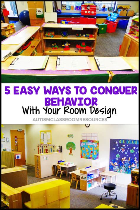 5 Easy Ways To Conquer Behavior With Your Room Design Autism Classroom Resources