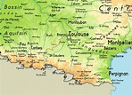 Mapa de Toulouse - Viajar a Francia