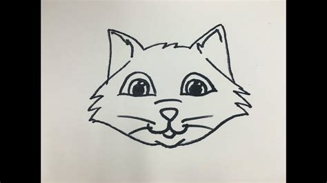 When you want to draw a kitten, you need to change the proportions a bit to get bigger, round eyes. How to draw a cat for kids - YouTube