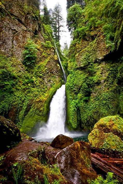 Wahclella Falls In Oregon Photograph By Athena Mckinzie