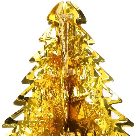 168 Inch Gold Christmas Tree Hanging Foil Christmas Decoration Mi120
