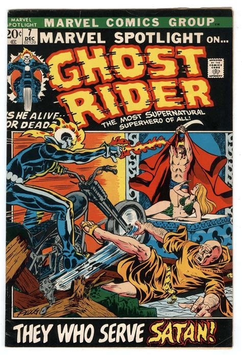 Marvel Spotlight 7 Marvel Mcu Dec 1972 3rd Appearance Ghost Rider